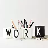 Personal porcelain cup, white