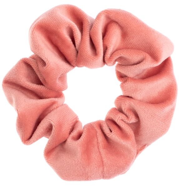 Velvet scrunchie, blossom