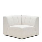 Dazzle corner, rich tweed, antique white