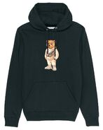 Organic hoodie filou LXXII, black