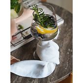 Sisilia linen napkin, optical white