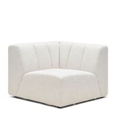 Dazzle corner, rich tweed, antique white