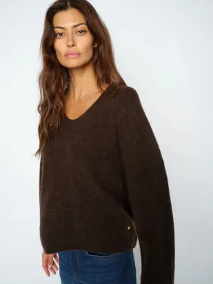 Thora V-neck knit, delicioso