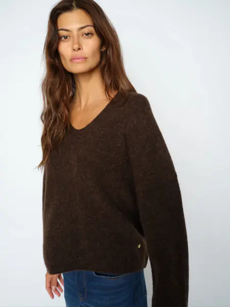 Thora V-neck knit, delicioso