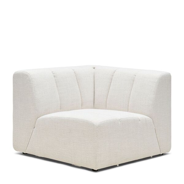 Dazzle corner, rich tweed, antique white