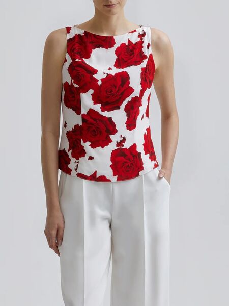 Armanda toppi, valkoinen ruusu