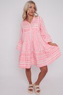Frillamekko, pink