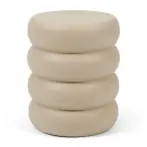 Rose tower end table, warm sand