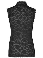 Delicia lace top, black
