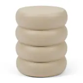 Rose tower end table, warm sand