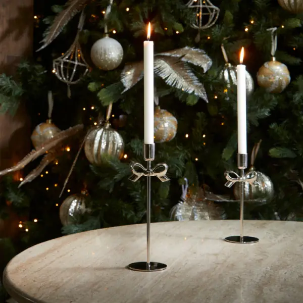 Classic bow candlestick L