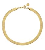 Herringbone necklace L, gold