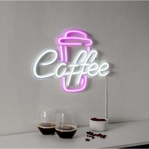 Plexy seinäkoriste, coffee