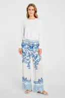 Bali Long Wide Leg, Off White