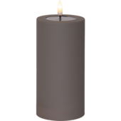 Flamme soft LED-kynttilä 17,5cm, ruskea