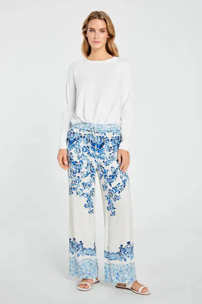 Bali Long Wide Leg, Off White