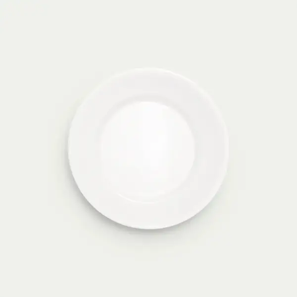 Basic plate 25cm, white