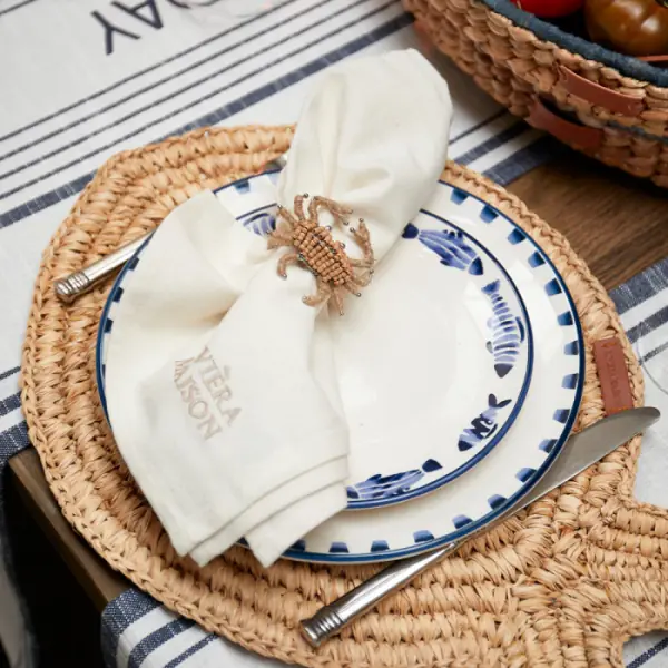 Sealife napkin ring set