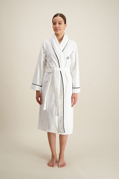 Portofino robe, white