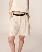 Pastel shorts, ecru