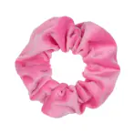 Velvet scrunchie, bubblegum pink