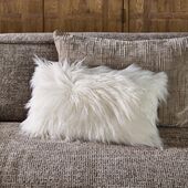 Stelvio faux fur pillow cover 50x30