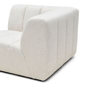 Dazzle corner, rich tweed, antique white