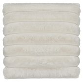 Striped wave cushion 45x45, ivory