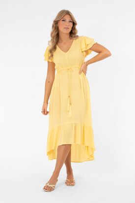 Jane dress, butter yellow