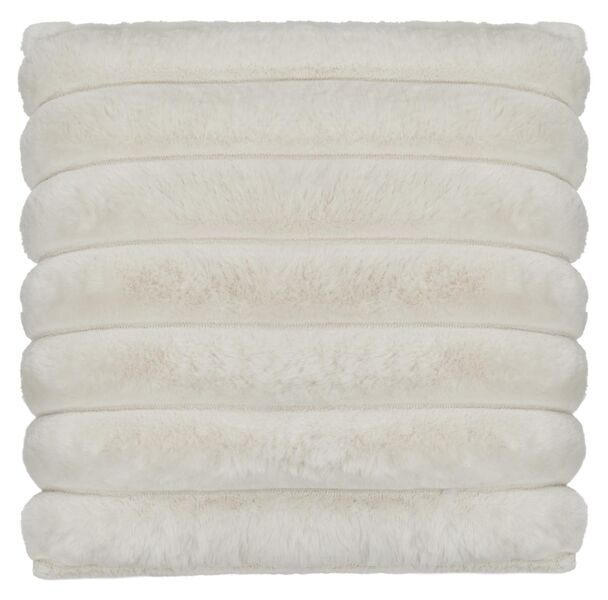 Striped wave cushion 45x45, ivory