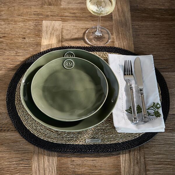 Portofino breakfast plate, green