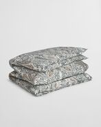 Key west paisley single duvet, tartan green