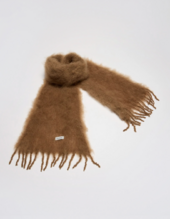 Aurora scarf 35x160, seepia