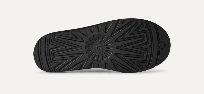 Ellis nubuck loafer, black