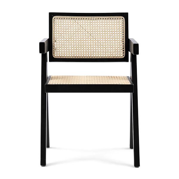 St. Moritz dining armchair, black