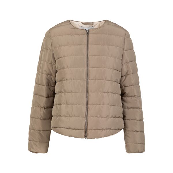 Asta quilted slim jacket, sand