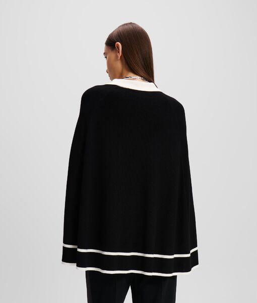 Collar cape, black