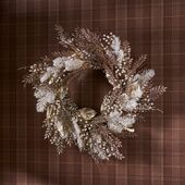 Sparkling pearls wreath dia 71cm