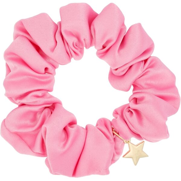 Satin scrunchie, bubblegum pink