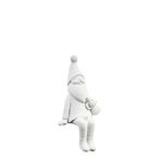 Nisse with trumpet, white