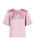 Florina heavy sateen blouse, rose
