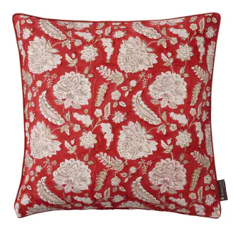 Cushion cover 50x50, yamini raspberry