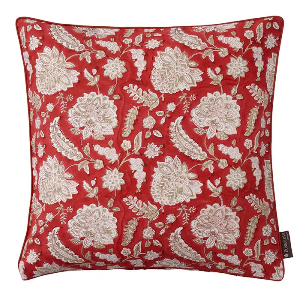 Cushion cover 50x50, yamini raspberry