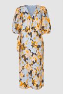 Marigold wrap dress, heather