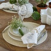 Aspen snowflake napkin set of 2pcs