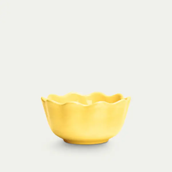 Oyster bowl 13cm, yellow