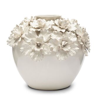 Blossom Vase, White L