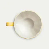 Oyster mug 11cm, yellow