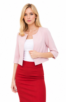 Audrey bolero, pink