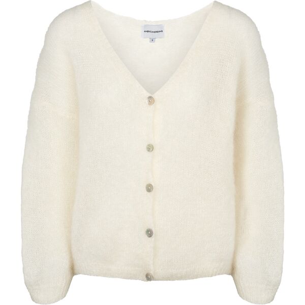 Cornelia mohair cardigan, white